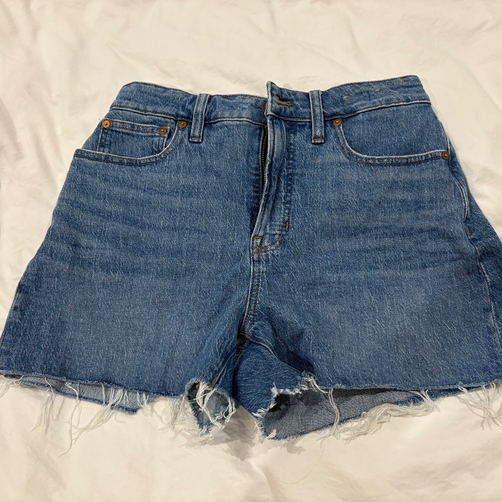 Madewell cutoff denim shorts